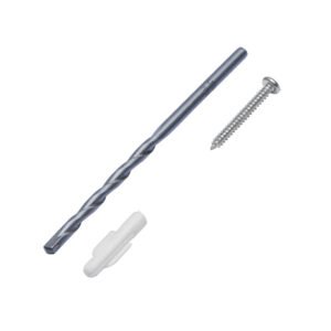 40158 - Kit de 20 taquetes 3/16" con pijas #6 y 1 broca 3/16", FIERO