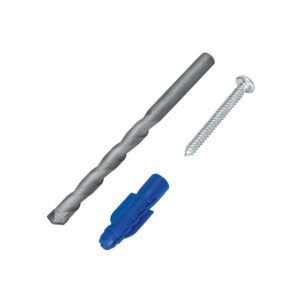 40161 - Kit de 20 taquetes 3/8" con pijas #12 y 1 broca 3/8", FIERO