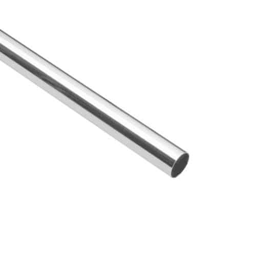45895 - Tubo redondo para clóset,1.2 m, acero cromado, HERMEX