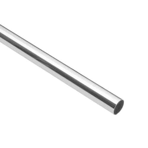 45893 - Tubo redondo para clóset, 1.8 m, acero cromado, HERMEX