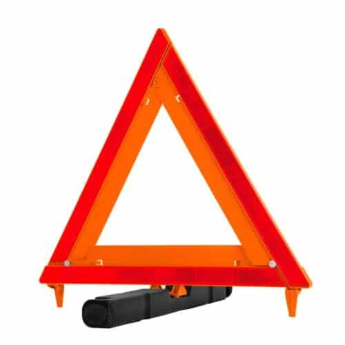 10942 - Triángulo de seguridad, 17", con estuche plástico, TRUPER