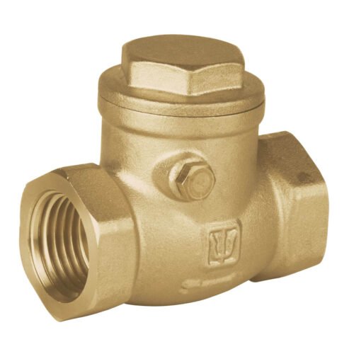48510 - Válvula check horizontal de latón, 1/2", Foset