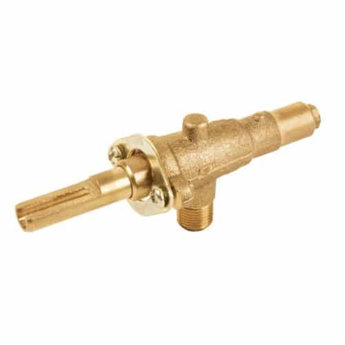 49977 - Válvula horizontal de latón 1/8" para gas LP, sin maneral