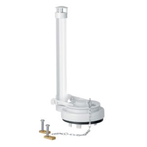46287 - Válvula de descarga 3" para WC de 1 pza, cadena inox, Foset