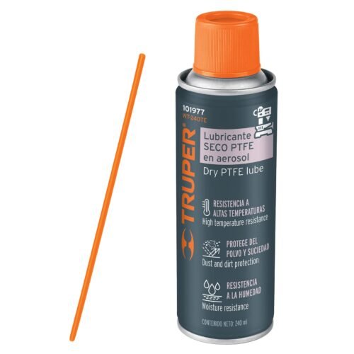 101977 - Lubricante seco PTFE en aerosol 240 ml, Truper