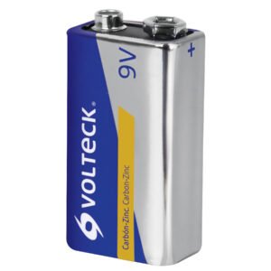 46312 - Blíster con 1 pila zinc-carbón 9 V, VOLTECK