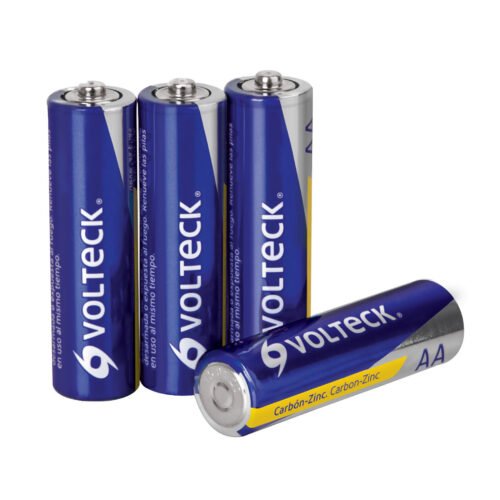 46309 - Blíster con 4 pilas zinc-carbón AA, VOLTECK