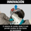 Miniesmeriladora 4 1/2" c/sistema x-lock Makita GA4570