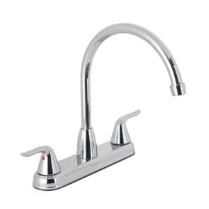 44902 - Mezcladora fregadero 8" cromo, c. largo, palanca, FOSET AERO