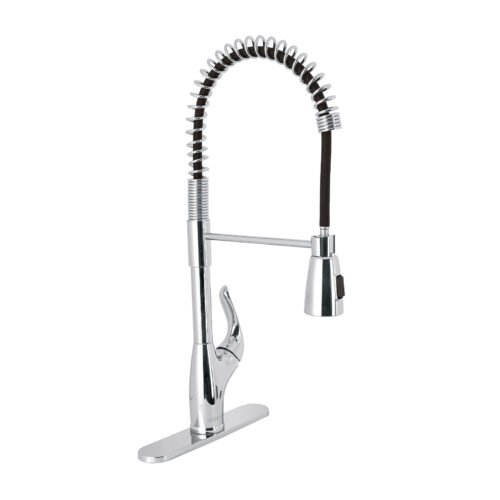 44904 - Monomando fregadero cromo, semi profesional, FOSET AERO