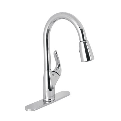44903 - Monomando fregadero cromo, nariz retractil, FOSET AERO