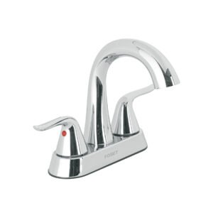 44889 - Mezcladora lavabo 4" cromo, cuello alto, palanca, FOSET AERO