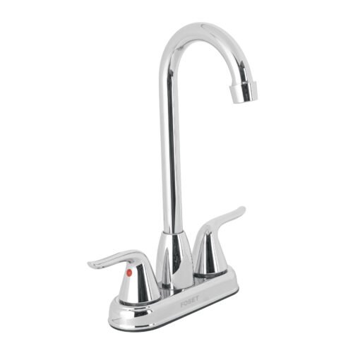 44898 - Mezcladora lavabo 4" cromo, tipo bar, palanca, FOSET AERO