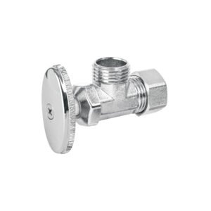 45404 - Llave angular de 1/2", de compresión, barrilito, BASIC