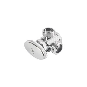 47478 - Llave angular 1/2"x doble salida 1/2", Foset