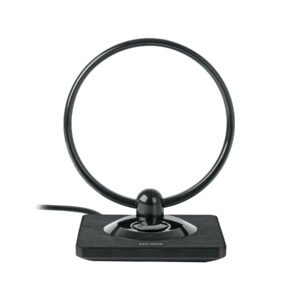 49774 - Antena interior para TV HD, tipo aro, 30 dB, VOLTECK