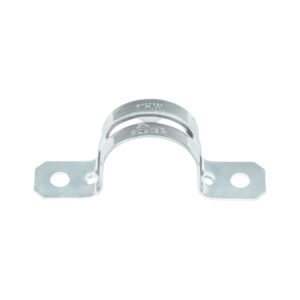 44474 - Bolsa c/10 abrazaderas tipo omega 1" p/tubo pared gruesa