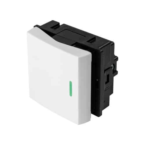 29045 - Interruptor de 3 vías de 1.5 módulos, línea Toledo, Basic