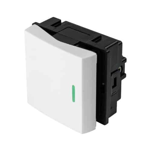 29044 - Interruptor sencillo de 1.5 módulos, línea Toledo, Basic