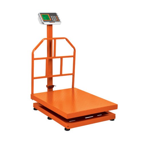 15733 - Báscula electrónica de plataforma, plegable, 500 kg, Truper