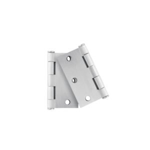 49597 - Bolsa c/2 bisagras cuadradas 3", plana, satinado, HERMEX