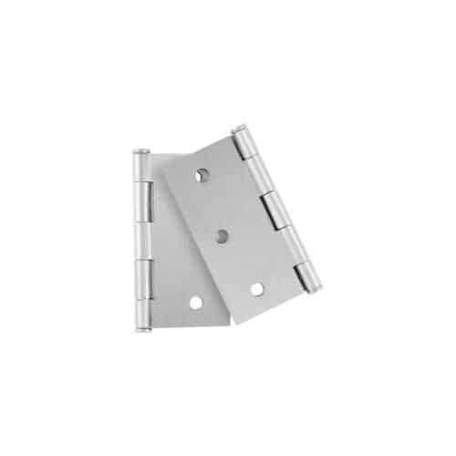 29063 - Bolsa c/2 bisagras cuadradas 3", plana, satinado, BASIC