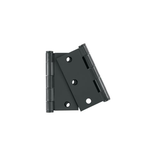 49603 - Bolsa c/2 bisagras cuadradas 3", plana, negro, HERMEX