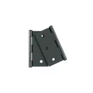 29067 - Bolsa 2 bisagras cuadradas 3', negro mate, plana, BASIC