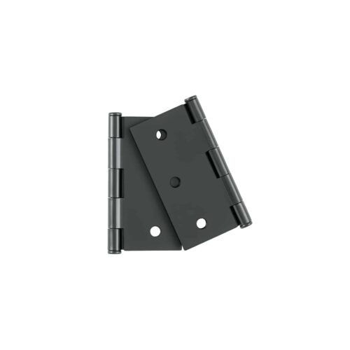 29067 - Bolsa c/2 bisagras cuadradas 3", plana, negro, BASIC