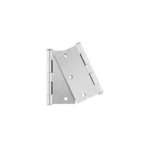 29064 - Bolsa c/2 bisagras cuadradas 3-1/2", plana, satinado, BASIC