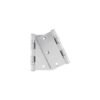 49739 - Bolsa c/2 bisagras cuadradas 3-1/2", plana,acero inox,HERMEX