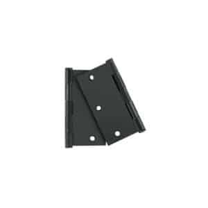 29068 - Bolsa c/2 bisagras cuadradas 3-1/2", plana, negro, BASIC