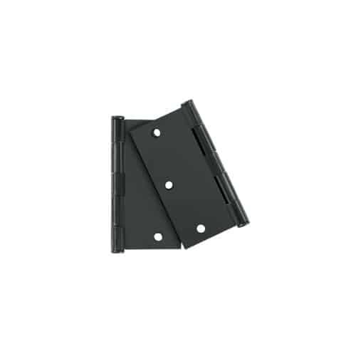 29068 - Bolsa c/2 bisagras cuadradas 3-1/2", plana, negro, BASIC