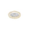 104003 - Borla p/pulir de lana trenzada de 7" hook and loop, TRUPER