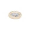 104002 - Borla p/pulir de lana trenzada de 8" hook and loop, TRUPER