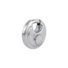 49473 - Candado circular acero inox, cilindro latón, 70 mm