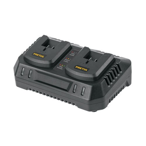 29919 - Cargador dual de baterías de ion litio 20V, PRETUL
