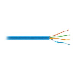 47399 - Metro de cable UTP CAT5E, Bobina de 100m, azul, VOLTECK