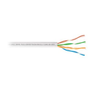 47383 - Metro de cable UTP CAT5E, Bobina de 305m, blanco, VOLTECK