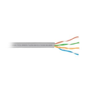 47382 - Metro de cable UTP CAT5E, Bobina de 305m, gris, VOLTECK