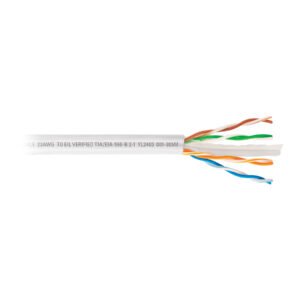49434 - Metro de cable UTP CAT6, Bobina de 305m, blanco, VOLTECK