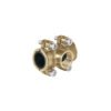 45373 - Abrazadera con derivación 3/4x1/2x3/4", FOSET