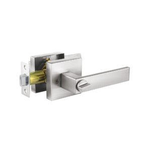 45334 - Cerradura manija "Módena" p/baño, cromo mate, HERMEX