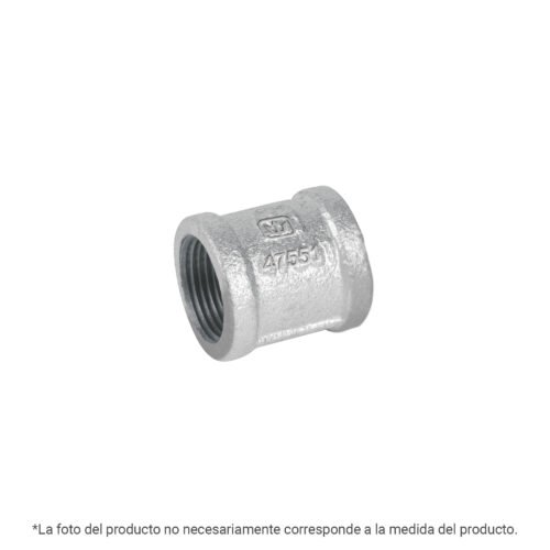 43965 - Cople reforzado de acero galvanizado de 1/4", FOSET