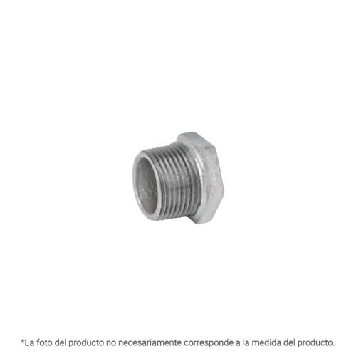 43967 - Reducción bushing acero galvanizado 1/2x1/4", FOSET