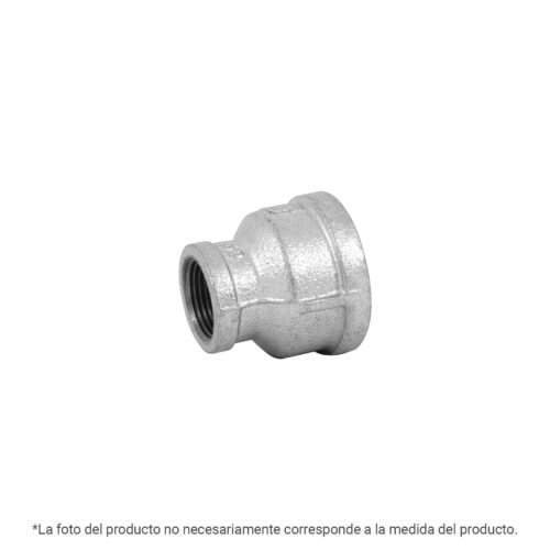 43975 - Reducción campana acero galvanizado 1x1/2", FOSET
