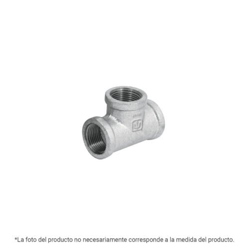 43980 - Tee sencilla acero galvanizado 1/4", FOSET