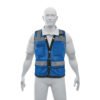 103986 - Chaleco seguridad reforzado azul con bolsas, M, EXPERT