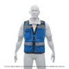 103988 - Chaleco seguridad reforzado azul con bolsas, EG, EXPERT