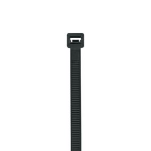45841 - Bolsa con 10 cinchos plásticos 175 lb, 450 x 9 mm, negros